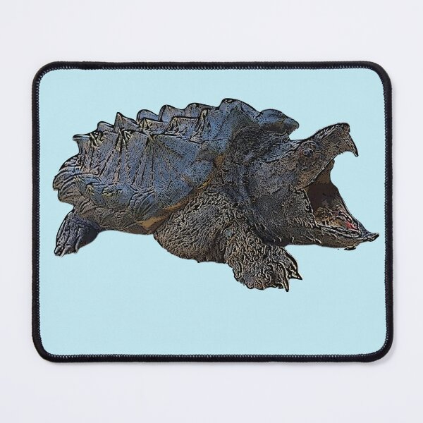 Item preview,  Alligator Snapping Turtle Black Alternate Design Painting  designed and sold by designsasstultd.