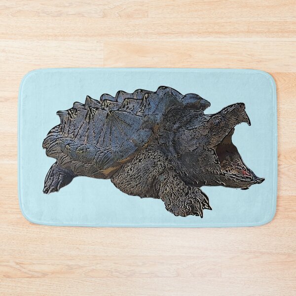 Item preview,  Alligator Snapping Turtle Black Alternate Design Painting  designed and sold by designsasstultd.