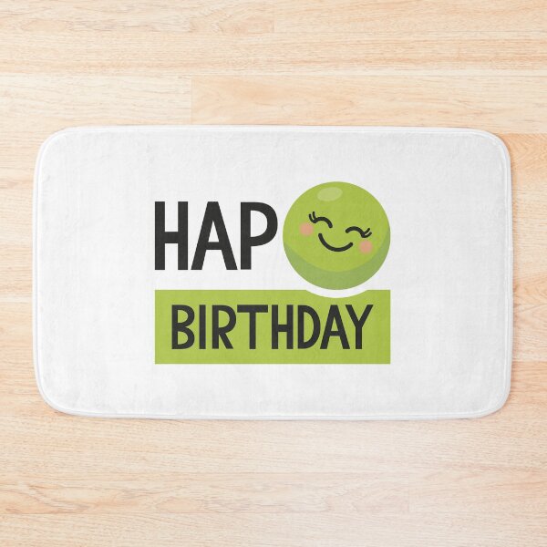 Item preview, Hap-Pea (Happy) Birthday designed and sold by VicEllisArt.