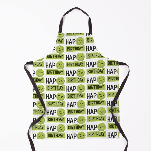 Item preview, Hap-Pea (Happy) Birthday designed and sold by VicEllisArt.