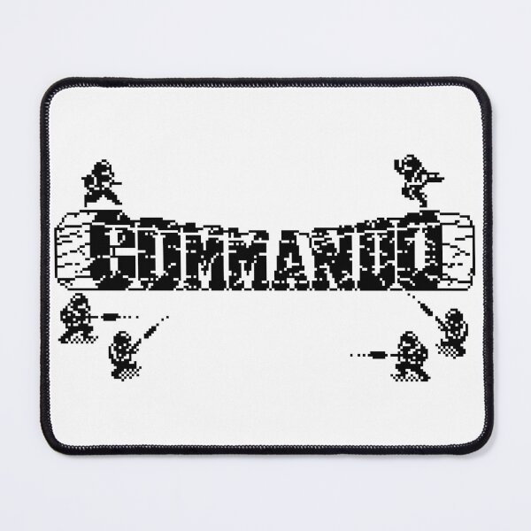 Item preview, Commando 8 Bit Art Black designed and sold by 8FistsofTees.