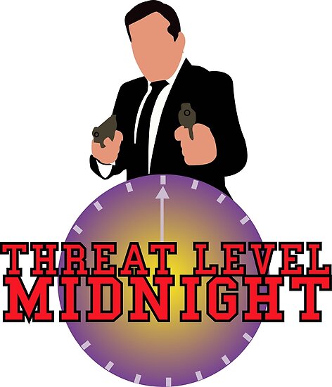 Threat Level Midnight. Threat Level Midnight леттербокс. Миднайт логотип. Threat Level Midnight: the movie.