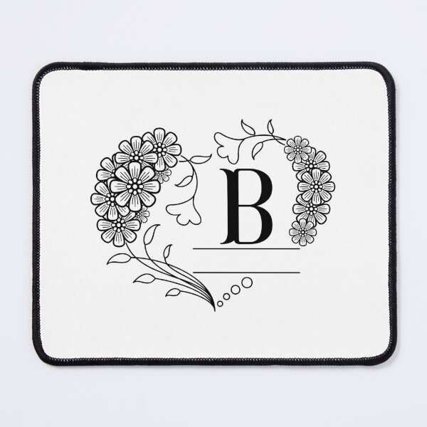 Item preview, Mini floral alphabet letter - B designed and sold by NazarliNigar.