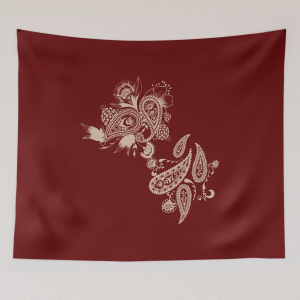 Item preview, Gold Baroque Paisley designed and sold by DERYA AKINCI.