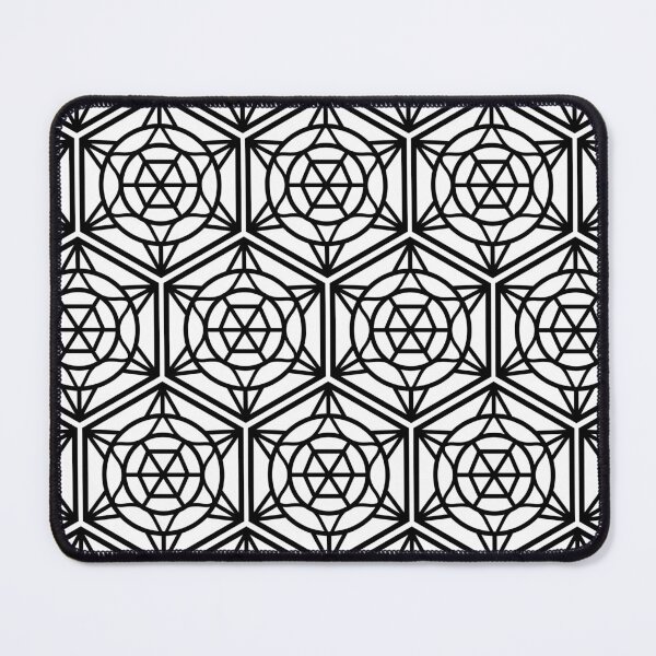 Item preview, Hexagon pattern of white stars designed and sold by MinEkkoArt.