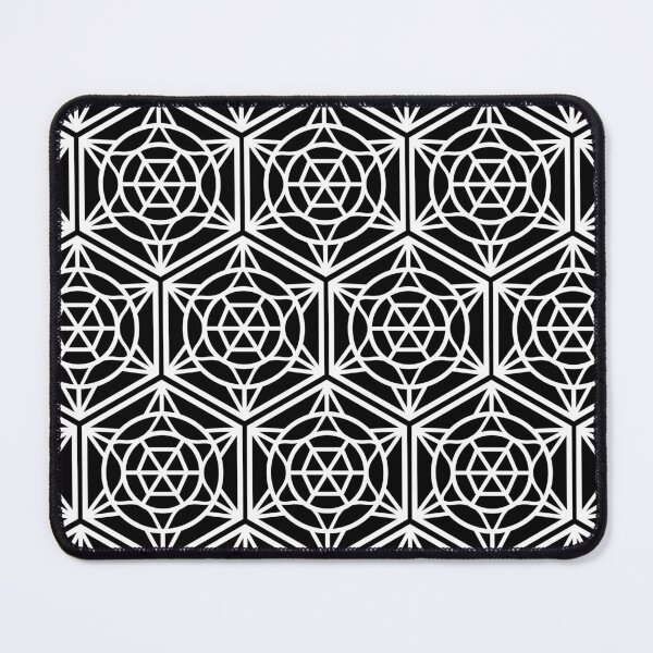 Item preview, Hexagon pattern of black stars designed and sold by MinEkkoArt.