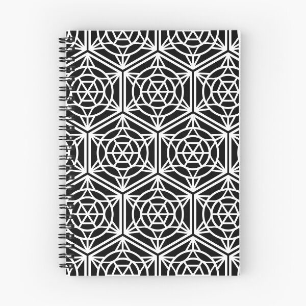 Item preview, Hexagon pattern of black stars designed and sold by MinEkkoArt.