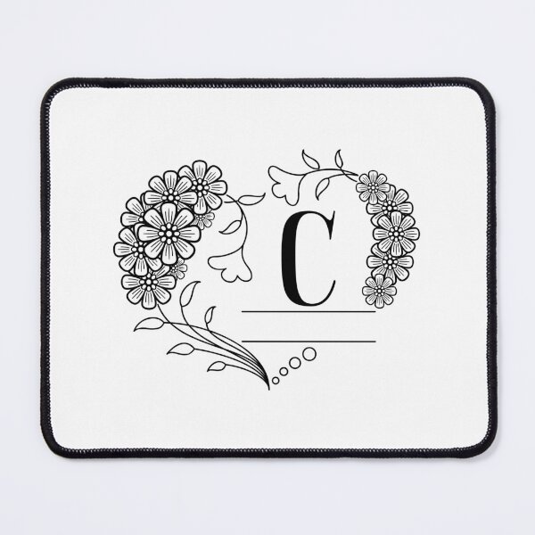 Item preview, Mini floral alphabet letter - C designed and sold by NazarliNigar.