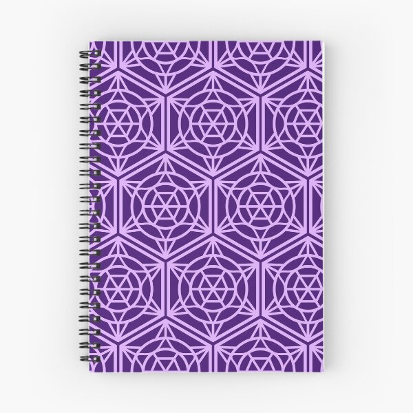 Item preview, Hexagon pattern of purple stars designed and sold by MinEkkoArt.