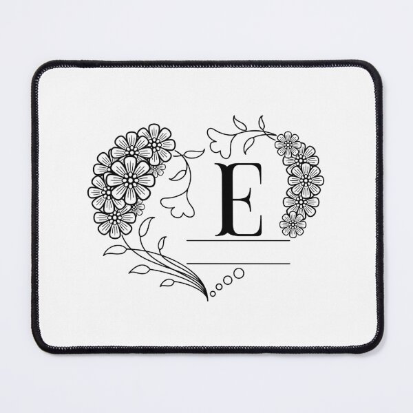 Item preview, Mini floral alphabet letter - E designed and sold by NazarliNigar.