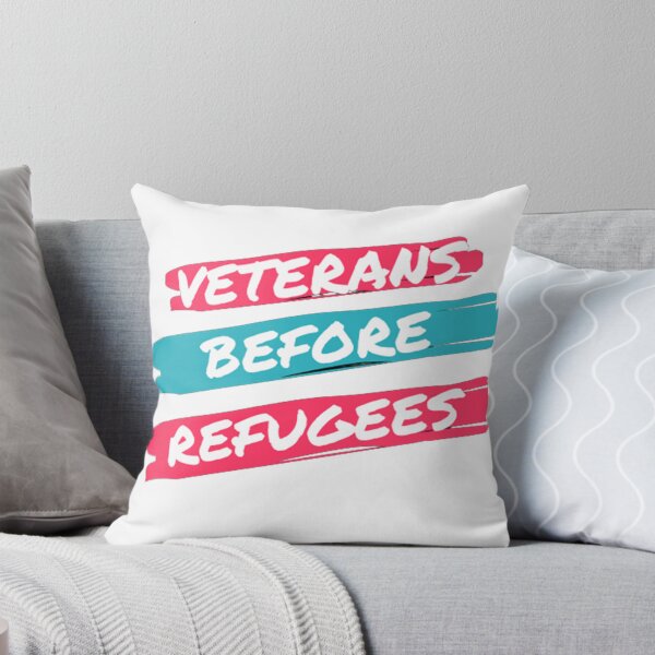 Item preview, veterans before refugees T-Shirt designed and sold by Seek9.