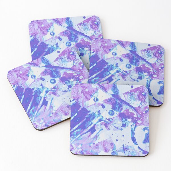 Item preview, Purple paint marks and splatter details designed and sold by Grey Robinson.