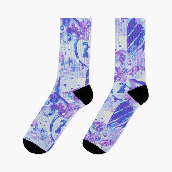 Item preview, Purple paint marks and splatter details designed and sold by Grey Robinson.