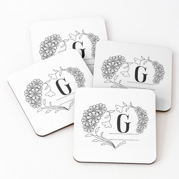 Item preview, Mini floral alphabet letter - G designed and sold by NazarliNigar.