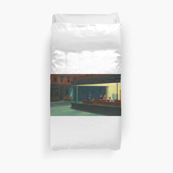 Nighthawks by Edward Hopper 1942 Duvet Cover