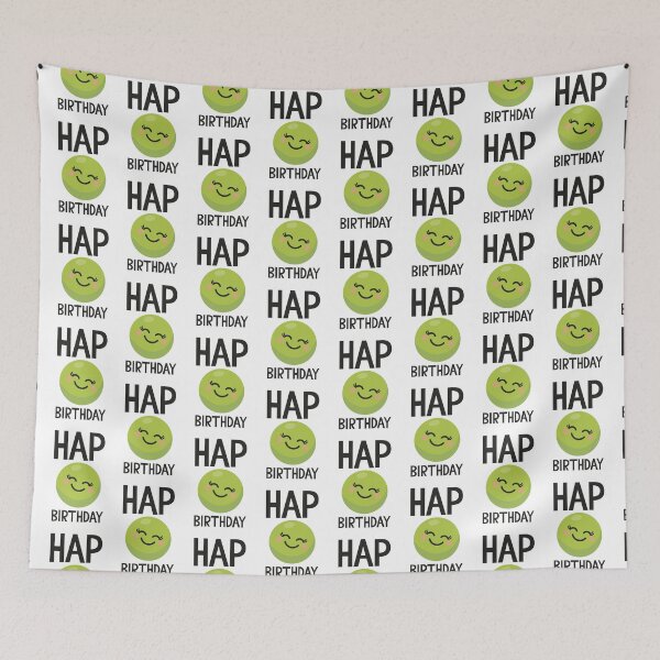 Item preview, Hap-Pea (Happy) Birthday - Tall designed and sold by VicEllisArt.