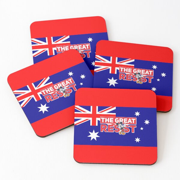 Item preview, THE GREAT RESIST AUSTRALIA FLAG designed and sold by GraffitiBomberZ.