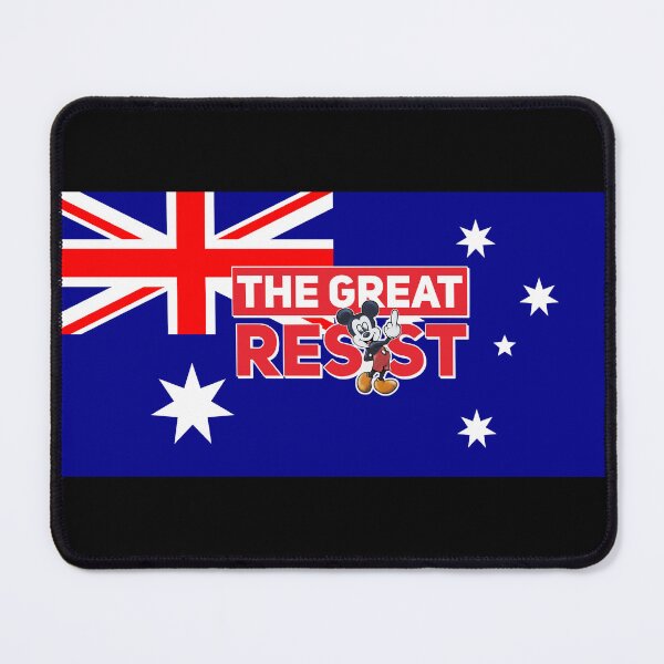 Item preview, THE GREAT RESIST AUSTRALIA FLAG designed and sold by GraffitiBomberZ.