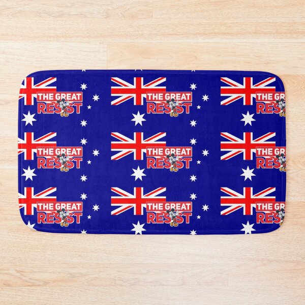 Item preview, THE GREAT RESIST AUSTRALIA FLAG designed and sold by GraffitiBomberZ.