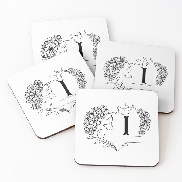 Item preview, Mini floral alphabet letter - I designed and sold by NazarliNigar.