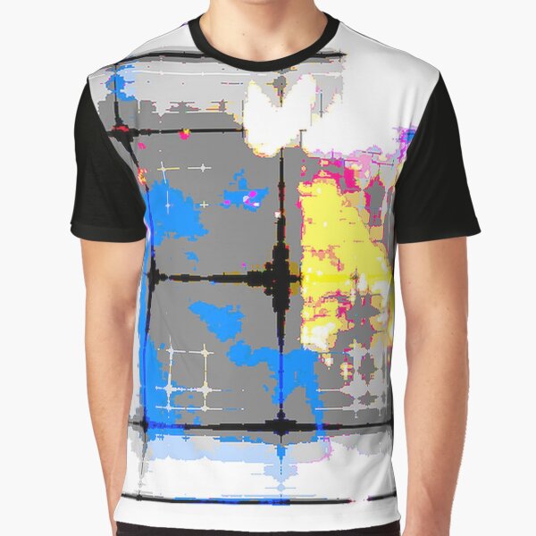 Vista previa del artículo con la obra «glitch abstract», diseñado y vendido por VIVIDVIVI.