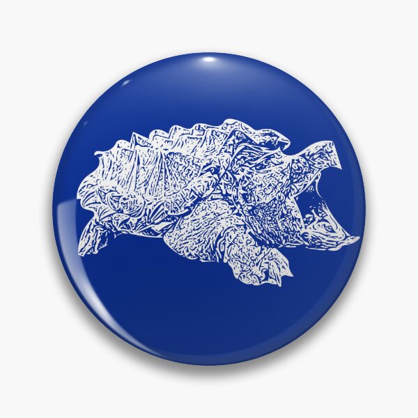 Item preview, Alligator Snapping Turtle White Design Painting  designed and sold by designsasstultd.