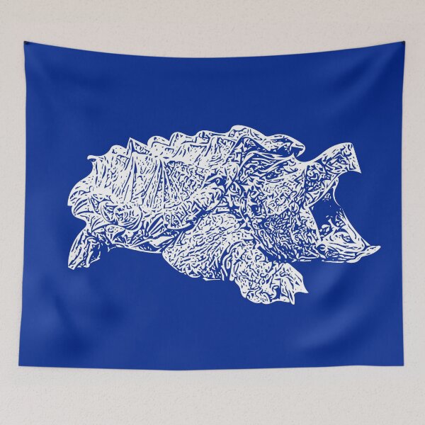 Item preview, Alligator Snapping Turtle White Design Painting  designed and sold by designsasstultd.