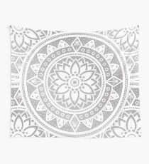 Gemusterte Blumen Mandala Wandbehang