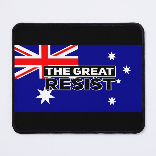 Item preview, THE GREAT RESISTAUSTRALIA FLAG designed and sold by GraffitiBomberZ.