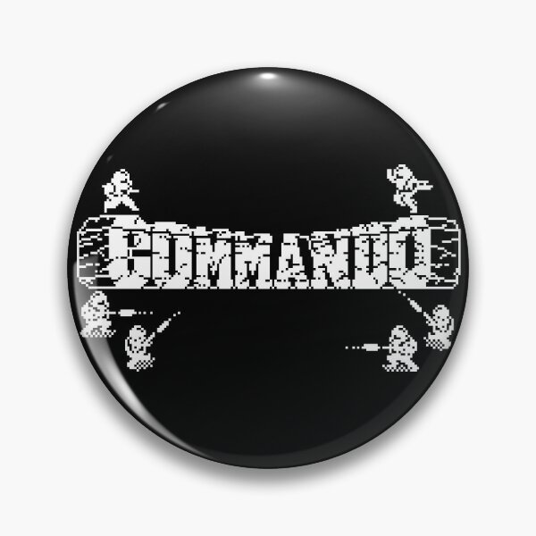 Item preview, Commando 8 Bit Art White designed and sold by 8FistsofTees.