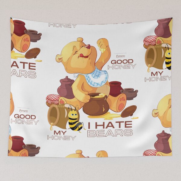 Aperçu de l'œuvre Honey bees and bears créée et vendue par KAONZA.