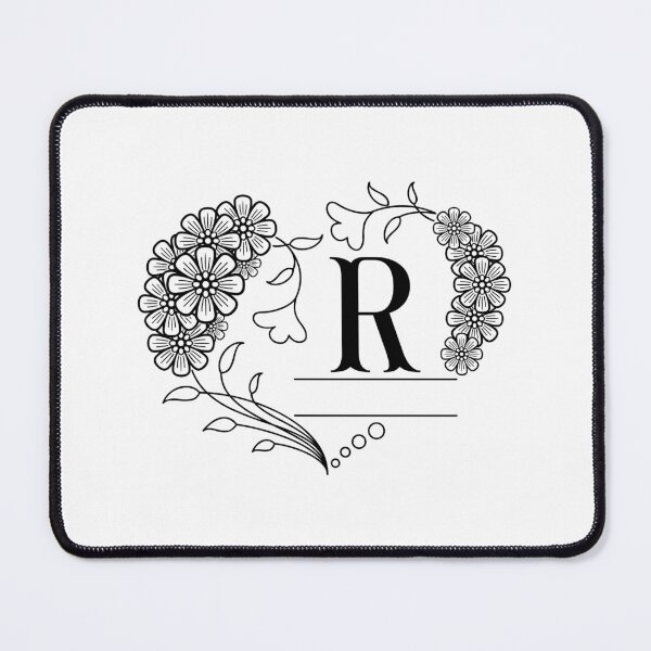 Item preview, Mini floral alphabet letter - R designed and sold by NazarliNigar.
