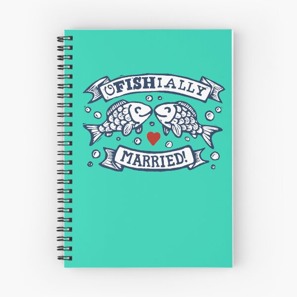Item preview, Officially Married Newlywed Fish designed and sold by woahtherepickle.