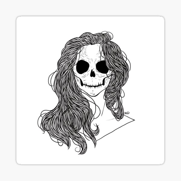 skullface Sticker