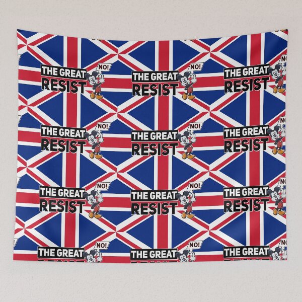 Item preview, THE GREAT RESIST ENGLAND FLAG designed and sold by GraffitiBomberZ.