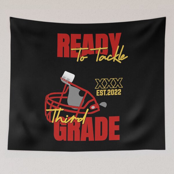 Item preview, READY TO TACKLE THIRD GRADE designed and sold by GAADesignz.