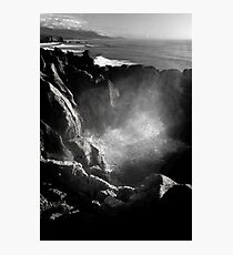 Blowhole at Punakaiki Pancake Rocks Photographic Print