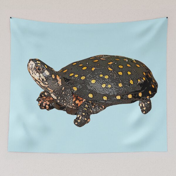 Item preview, Spotted Turtle Color Design Painting Print designed and sold by designsasstultd.