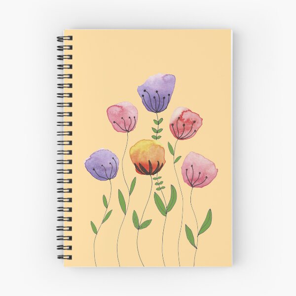 Aperçu de l'œuvre Fleurs abstraites sur fond jaune chaud créée et vendue par Sharon  Lacy.