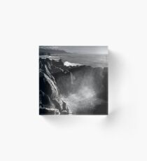Blowhole at Punakaiki Pancake Rocks Acrylic Block