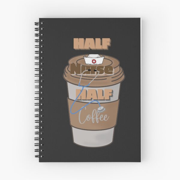 Item preview,  Half Nurse Half Coffee - Funny Nurse Coffee Quote designed and sold by marvacousins246.
