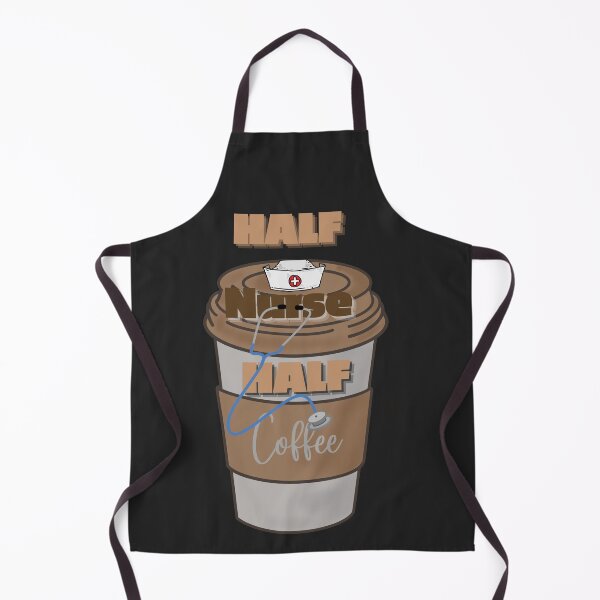 Item preview, Half Nurse Half Coffee - Funny Nurse Coffee Quote designed and sold by marvacousins246.