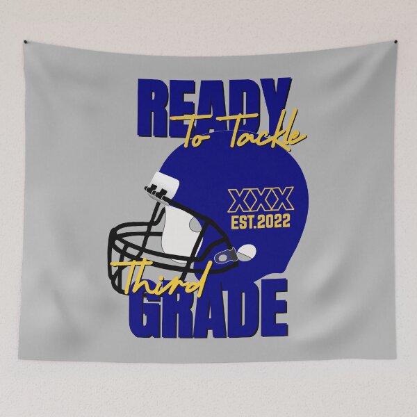 Item preview, READY TO TACKLE THIRD GRADE designed and sold by GAADesignz.