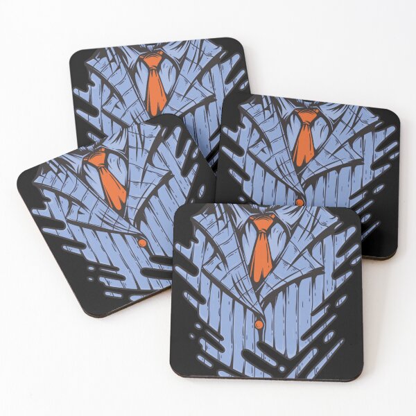 Item preview, Blue Jacket and Orange Tie costume designed and sold by Rhu Creations.
