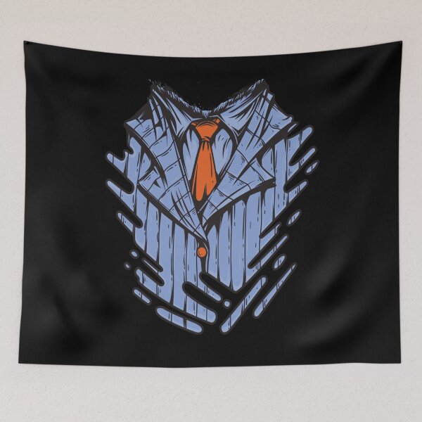 Item preview, Blue Jacket and Orange Tie costume designed and sold by Rhu Creations.