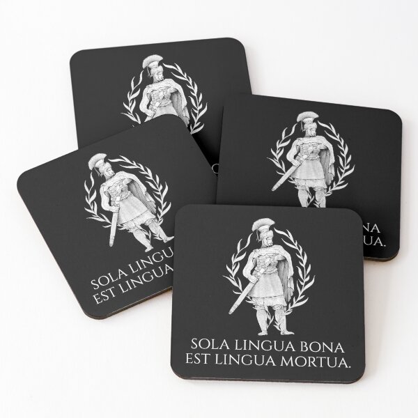 Item preview, Sola lingua bona est lingua mortua - The only good language is a dead language - Classical Latin designed and sold by Styrman.