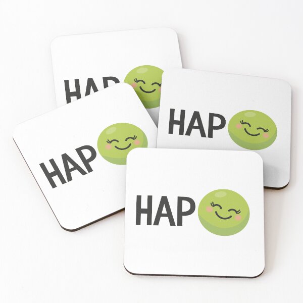Item preview, Hap-Pea - Happy Pea Pun designed and sold by VicEllisArt.