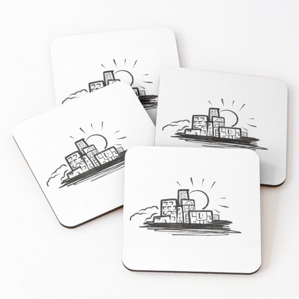 Item preview, Small city sketch - Black designed and sold by Haydan O'Callaghan.