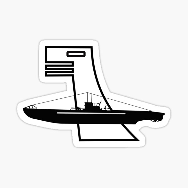 Vista previa del artículo con la obra «6.ª flotilla de submarinos de la Kriegsmarine, base Brest, estilo limpio», diseñado y vendido por pzd501.