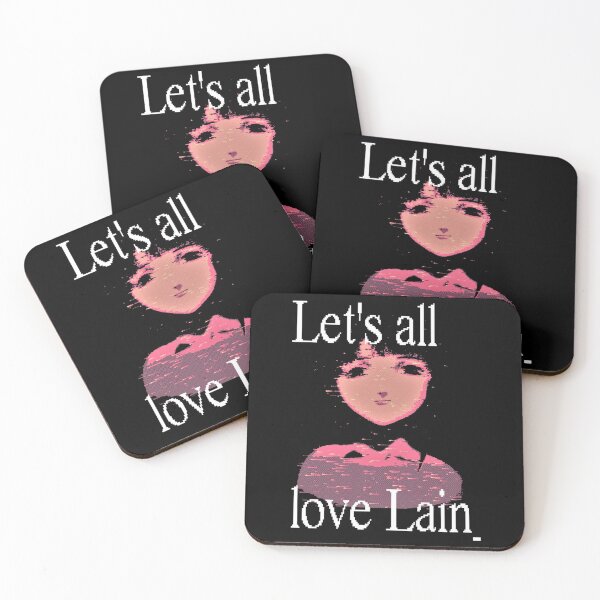 Item preview, Let_s all love Lain - Serial Experiments Lain designed and sold by TeeCloudCos.